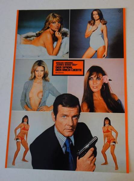 The Spy who loved me original release german jumbo lobby card set